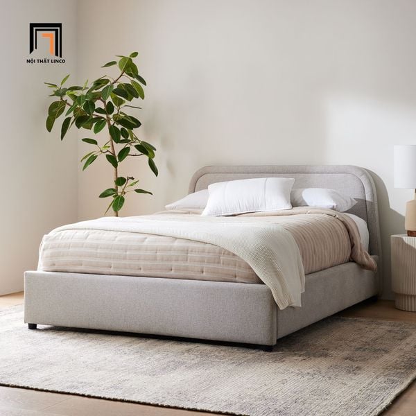 giường ngủ bọc nệm xinh xắn