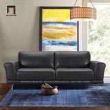  Ghế sofa văng màu đen BT134 Everlyn dài 2m2 bọc da giả simili 