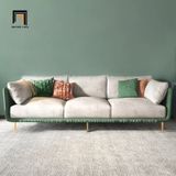  Ghế sofa băng BT56 Cornuda da công nghiệp dài 2m15 sang trọng 