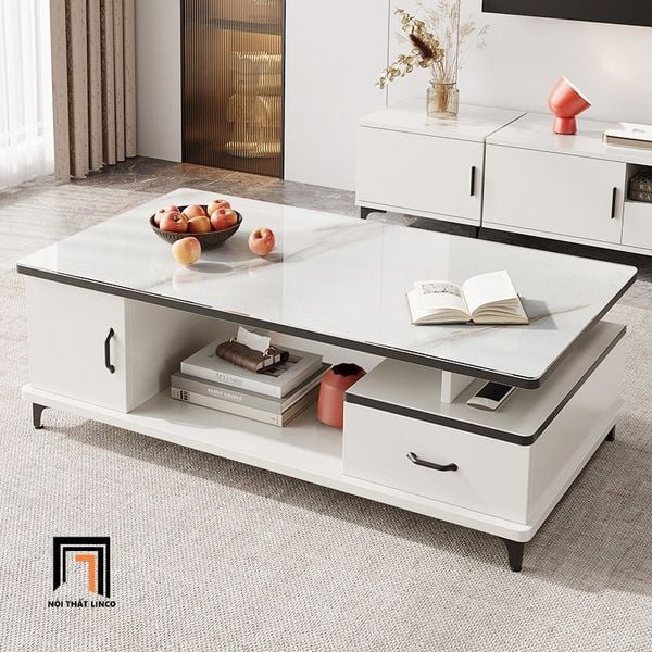  Bàn sofa phòng khách sang trọng BSF76 Fossy 1m hộc kéo nhỏ 