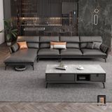  Bộ ghế sofa góc L cao cấp GT220 Elsin 3m x 1m6 da công nghiệp 