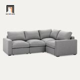  Bộ ghế sofa góc L GT23 Reversible 2m2 x 1m6 giá rẻ màu xám ghi 