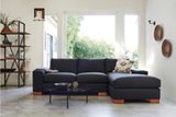  Bộ ghế sofa góc phòng khách GT14 Melrose 2m4 x 1m6 sang trọng 