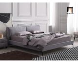  Giường ngủ hiện đại GN75 Rio 1m6 x 2m màu xám vải nhung 