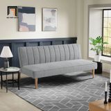  Ghế sofa giường tựa lưng chia múi GB70 Clisson 1m7 màu xám 