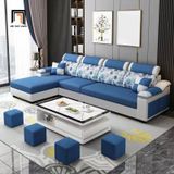  Bộ ghế sofa góc chữ L GT166 Beaver 3m x 1m6 phòng khách đẹp 