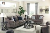  Set ghế sofa giá rẻ KT41 Presta màu xám lông chuột 