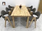  Bộ bàn ăn 6 ghế gỗ tự nhiên 5-KH6-G5-B108-govai giá rẻ đẹp 