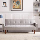  Ghế sofa giường nằm 2m GB71 Morones cho phòng nhỏ vải nhung 