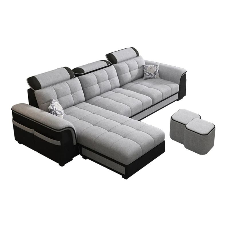  Bộ ghế sofa góc L hiện đại GT153 Denison 3m2 x 1m7 phòng khách lớn 