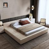  Giường ngủ hiện đại bọc vải nhung nỉ GN60 Anais cho diện tích lớn 