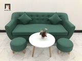  Ghế sofa văng băng dài 1m9 giá rẻ BGN màu xanh ngọc xinh xắn 