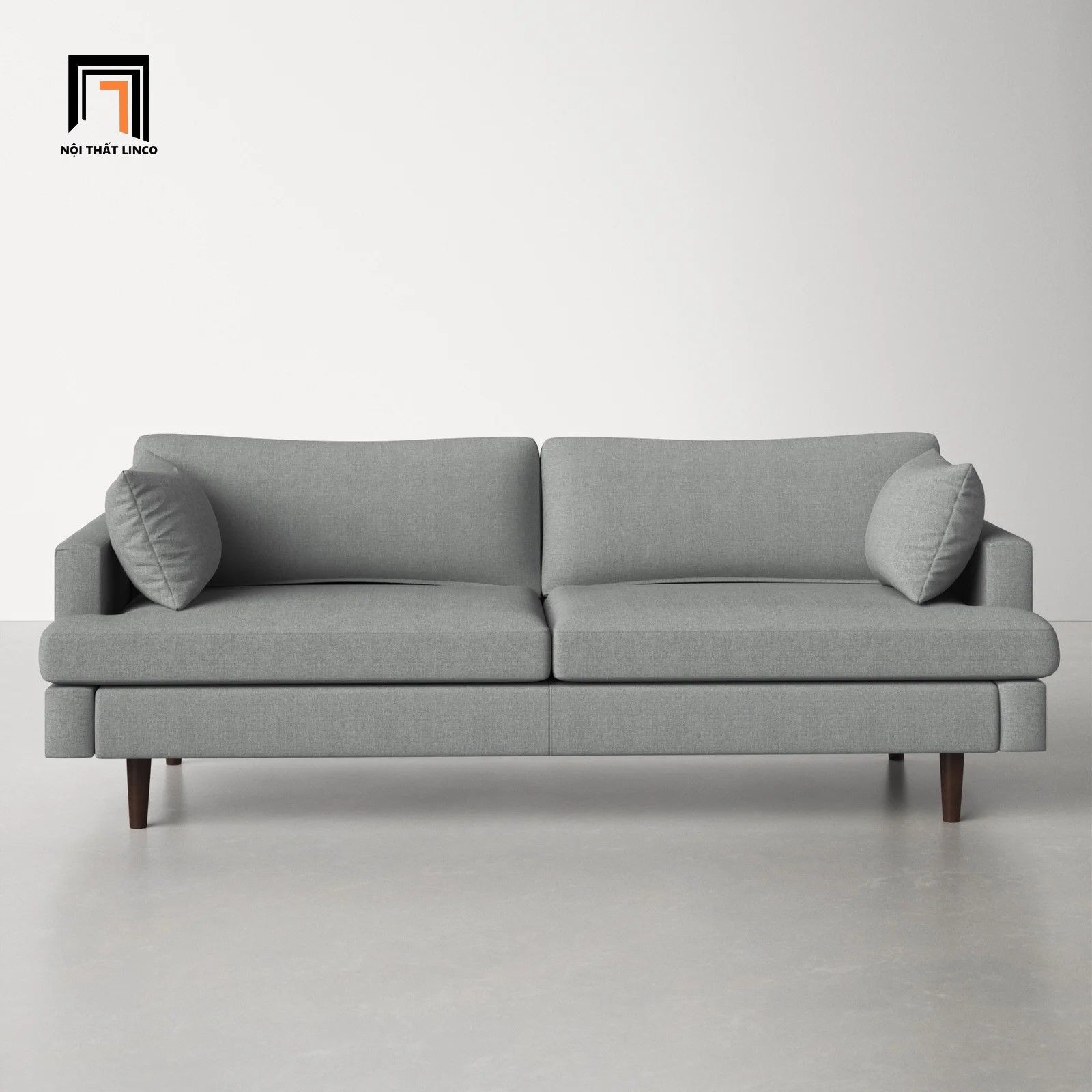  Ghế sofa băng dài giá rẻ BT213 Laguna dài 1m9 xám ghi 