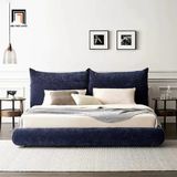  Giường ngủ nhỏ cho căn hộ chung cư GN42 Tory màu xanh đậm 