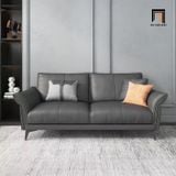  Ghế sofa băng da công nghiệp BT316 Endro màu xám đen dài 1m8 