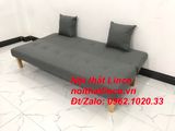  Bộ bàn ghế sofa giường bed SFG xám lông chuột đa năng 