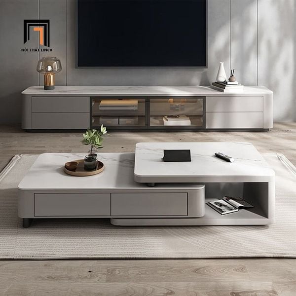 cặp bàn sofa phòng khách đa năng