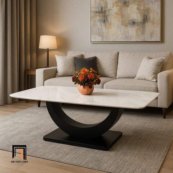 bàn sofa gia đình sang trọng