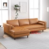  Bộ ghế sofa góc GT6 Matilda 2m2 x 1m6 simili giả da màu da bò 