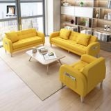  Ghế sofa băng nhỏ gọn BT276 Leon dài 1m6 màu xanh dương 