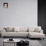  Bộ ghế sofa góc L xám trắng cho căn hộ GT248 Hilda 2m4 x 1m6 