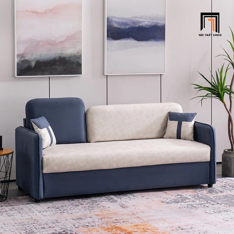  Ghế sofa băng nhỏ gọn 1m7 BT302 Montirat bọc da Pu phối màu 