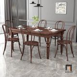  Bộ bàn ăn cao cấp 30-KH6-G55-B108 6 ghế cho phòng bếp lớn 