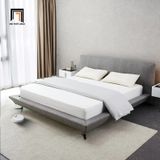  Giường ngủ vải nỉ hiện đại GN61 Amaya màu xám lông chuột 