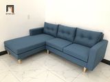  Bộ ghế sofa góc chữ L xanh dương 2m2 x 1m6 cho không gian nhỏ 
