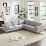  Bộ ghế sofa góc gia đình GT240 Granville 2m4 x 2m4 màu cam 