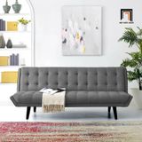  Ghế sofa giường hiện đại GB23 Ethel dài 2m màu xám lông chuột 