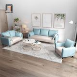  Bộ ghế sofa bọc da Pu KT58 Mikeen cho văn phòng làm việc 