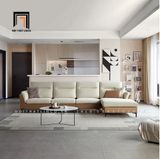  Bộ ghế sofa góc L 3m x 1m6 da công nghiệp GT35 Mixseti phòng lớn 