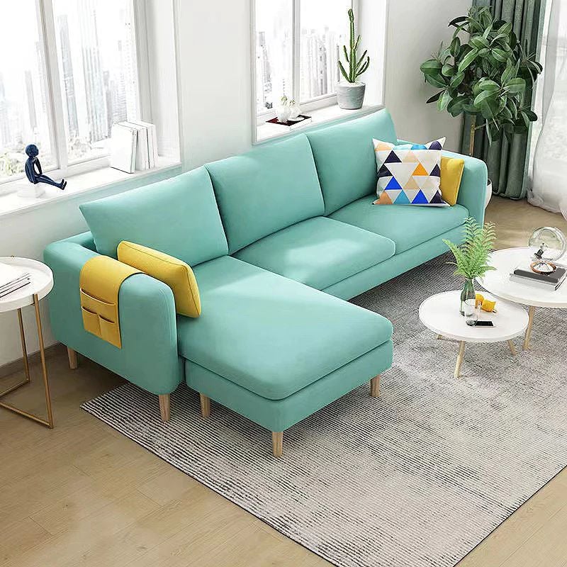  Bộ ghế sofa góc L vải nỉ GT152 Taylor 2m2 x 1m6 nhỏ xinh 