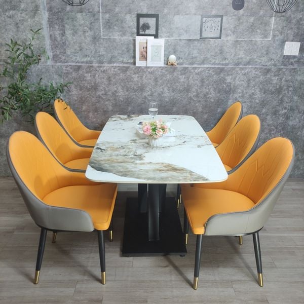 set bàn ghế ăn 6 người hiện đại