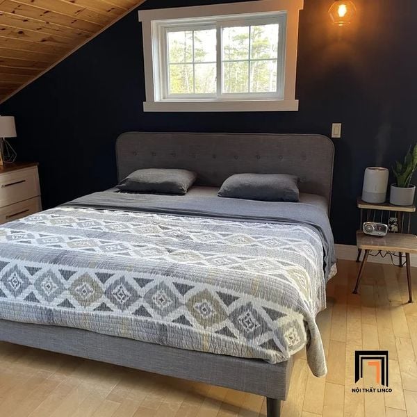 giường ngủ bọc vải giá rẻ