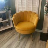  Set ghế sofa cong vải nhung KT159 Hendix đặt sảnh chờ xinh 