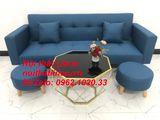  Bộ ghế sofa băng giường nằm dài 2m xanh dương nước biển 