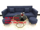  Bộ ghế sofa băng giường nằm 2m thông minh xanh dương đen đậm 