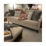  Ghế sofa băng nỉ giá rẻ BT242 Ashtan cho nhà nhỏ xám đậm 