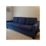  Ghế sofa băng 3 nệm ngồi BT166 Lugent 2m màu xám đen 
