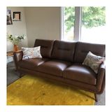  Ghế sofa băng da công nghiệp BT174 Amina dài 2m sang trọng 