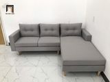  Bộ sofa góc giá rẻ 2m2 1m6 màu xanh nước biển cho nhà nhỏ 