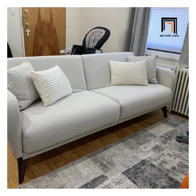  Ghế sofa giường đa năng GB56 Sofox vải nhung dài 1m9 