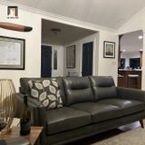  Ghế sofa băng da công nghiệp BT174 Amina dài 2m sang trọng 