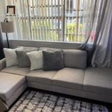  Bộ ghế sofa góc L giá rẻ GT98 Lasharon 2m75 x 1m5 hiện đại 