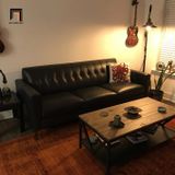  Ghế sofa băng bọc da công nghiệp BT173 Cornwall 2m cho văn phòng 