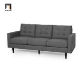  Ghế sofa băng giật nút BT8 màu xám lông chuột giá rẻ 