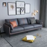  Ghế sofa băng da Pu dài 2m1 BT188 Sken kiểu dáng sang trọng 