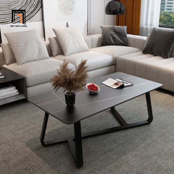 bàn trà phòng khách mặt đá